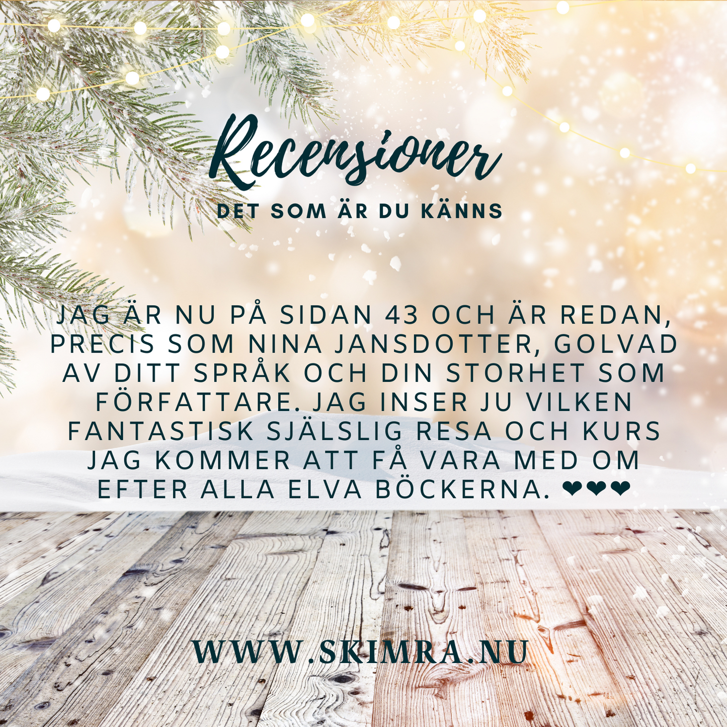 Det som är du känns - Clarissas bok