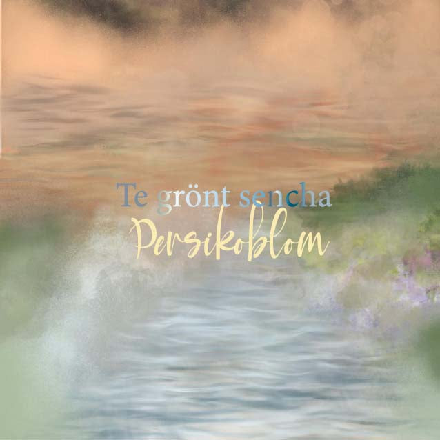 Te grönt Sencha persikoblom