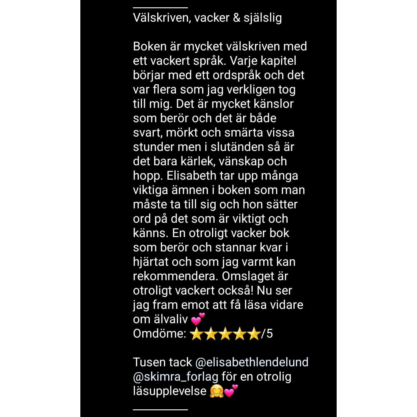 Det som är du känns - Clarissas bok